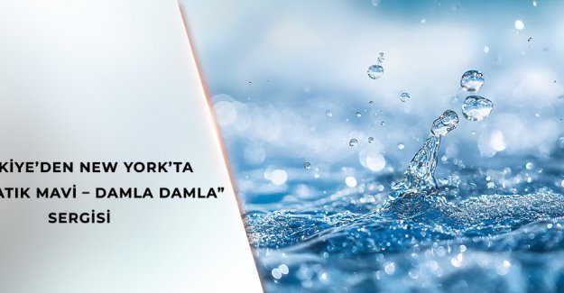 Türkiye’den New York’ta “Sıfır Atık Mavi – Damla Damla” Sergisi