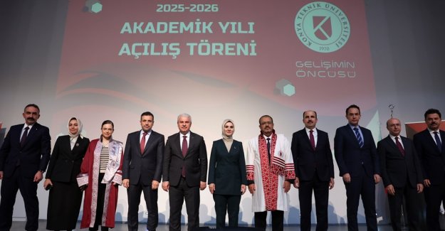 Bakanımız Göktaş, Konya Teknik Üniversitesi 2025-2026 Akademik Yılı Açılış Töreni'nde konuştu