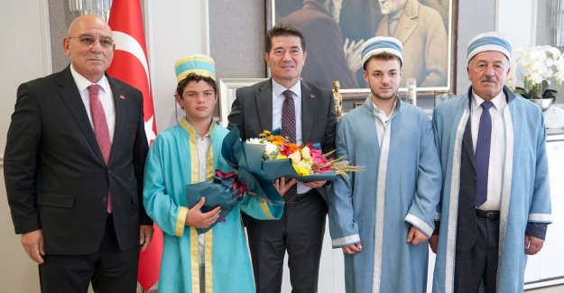 TESOB heyeti, Yılın Ahisi, Kalfası ve Çırağı, Vali Yıldırım ile Başkan Kaya’yı ziyaret etti