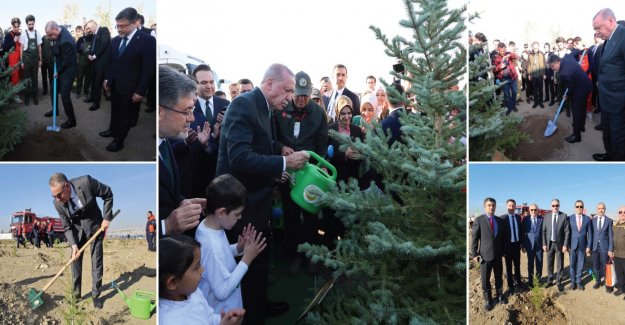 Cumhurbaşkanı Erdoğan: “Son 23 Yılda 7,5 Milyar Fidan Ve Tohumu Toprakla Buluşturduk”