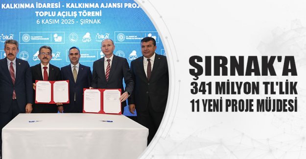 Şırnak'ta Bilim Merkezi İçin İmzalar Atıldı