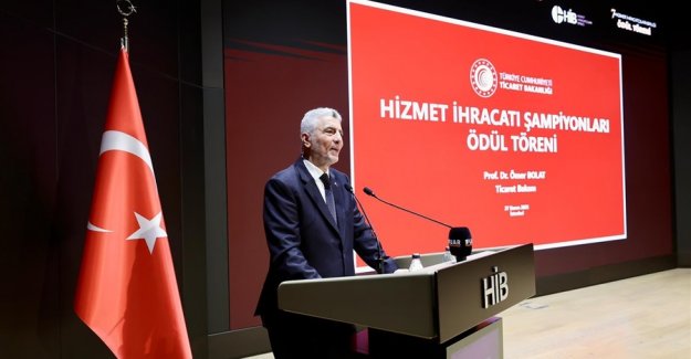 Ticaret Bakanı Bolat, Hizmet İhracatçıları Birliği Ödül Töreni'nde Konuştu