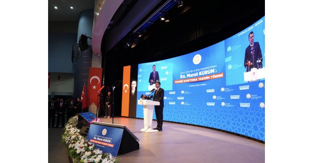 Bakan Kurum’a Selçuk Üniversitesi’nden Fahri Doktora Ünvanı