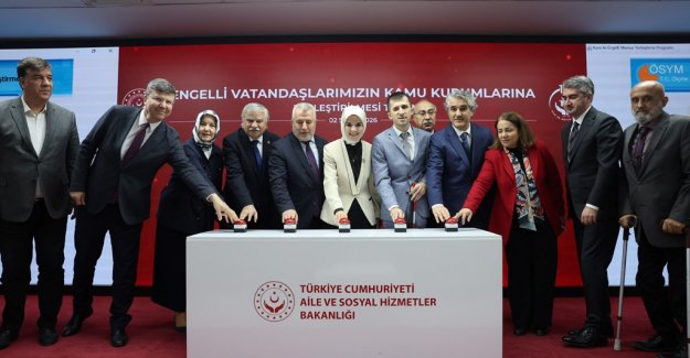 Aile ve Sosyal Hizmetler Bakanımız Göktaş, "Engelli Vatandaşların Kamu Kurumlarına Yerleştirilmesi Töreni"nde konuştu