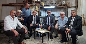 Şener ve Kara’dan Ahilik Esnaf Beratı sahibi Yaşar Ercin’e ziyaret