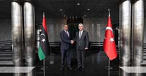 Ticaret Bakanı Ömer Bolat, Libya Ulaştırma Bakanı Şehubi ile Görüştü