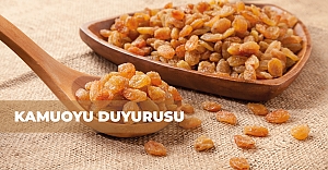 Toprak Mahsulleri Ofisi Çekirdeksiz Kuru Üzüm Alımı Yapacaktır