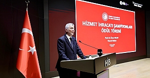 Ticaret Bakanı Bolat, Hizmet İhracatçıları Birliği Ödül Töreni'nde Konuştu