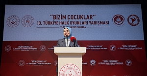 Aile ve Sosyal Hizmetler Bakanımız Göktaş, “Bizim Çocuklar” 13. Türkiye Halk Oyunları Yarışması açılışına katıldı