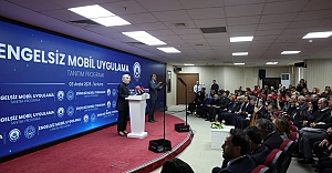 Bakanımız Göktaş, Engelsiz Mobil Uygulama Tanıtım Programı'nda konuştu