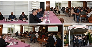 Şap Hastalığına Duyarlı Hayvanların Korunmuş Bölgelere Sevklerinde Uygulanacak Prensipler Genelgesi Kapsamında Eğitim Toplantısı Düzenlendi