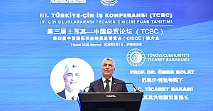 Ticaret Bakanı Ömer Bolat, 3. Türkiye-Çin Konferansı'nda konuştu
