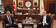 Bakan Işıkhan, Azerbaycan Çalışma ve Halkın Sosyal Koruması Bakanı Aliyev ile Bir Araya Geldi