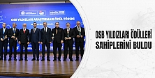 OSB Yıldızları Ödülleri Sahiplerini Buldu