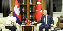 Ticaret Bakanı Ömer Bakan Bolat, Kamboçya Ticaret Bakanı Cham Nimul ile Bir Araya Geldi