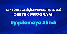 Sektörel Gelişim Merkezi (SEGEM) Destek Programı Hayata Geçirildi