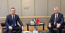 Ticaret Bakanı Ömer Bolat, Özbekistan Yatırım, Sanayi ve Ticaret Bakanı Kudratov ile Görüştü