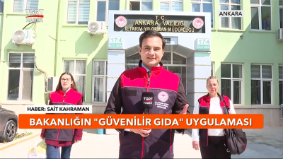 Ankara İl Tarım ve Orman Müdürlüğü olarak, halk sağlığını korumak