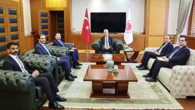 Ticaret Bakanı Ömer Bolat, Suudi Arabistan'ın Ankara Büyükelçisi Fahad bin