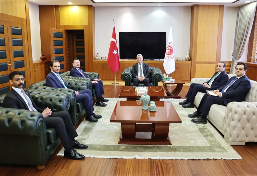 Ticaret Bakanı Ömer Bolat, Suudi Arabistan'ın Ankara Büyükelçisi Fahad bin
