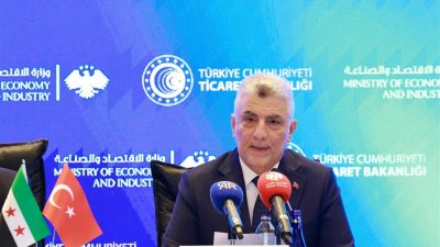 Ticaret Bakanı Ömer Bolat, “Türkiye-Suriye JETCO 1. Dönem Toplantısı” kapsamında imzalanan protokolün