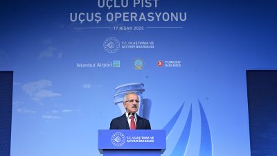 Ulaştırma ve Altyapı Bakanı Abdulkadir Uraloğlu, İstanbul Havalimanı’nda başlayan Eş