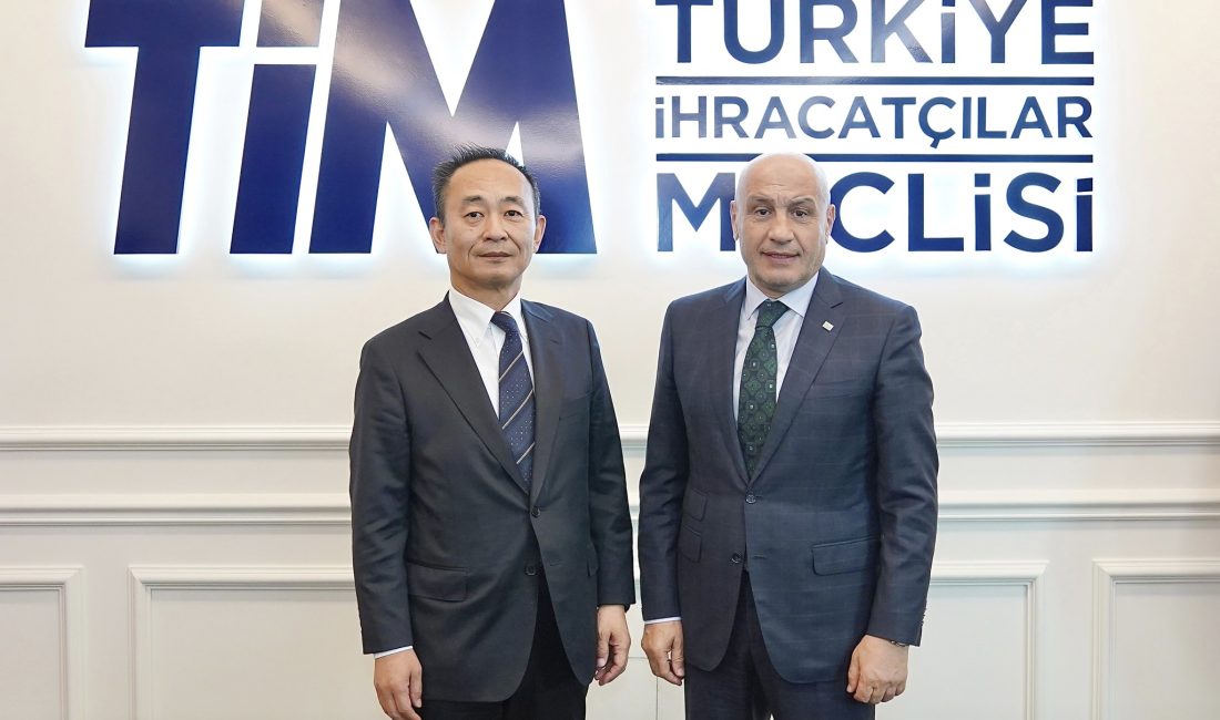 Türkiye İhracatçılar Meclisi (TİM) Başkanı Mustafa Gültepe, Japonya’nın İstanbul Başkonsolosu