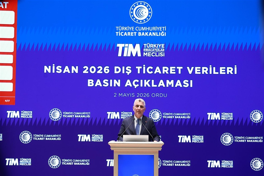 Ticaret Bakanı Ömer Bolat, nisan ayında ihracatın, zorlu uluslararası ekonomik, ticari, siyasi
