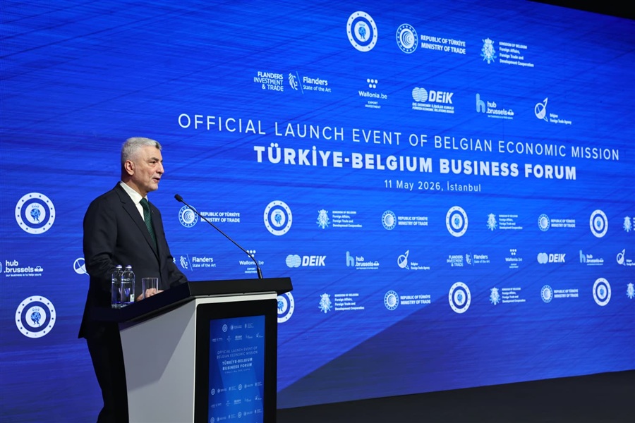 Ticaret Bakanı Ömer Bolat, Türkiye ile Belçika arasındaki ikili ticaret hacminin 2025