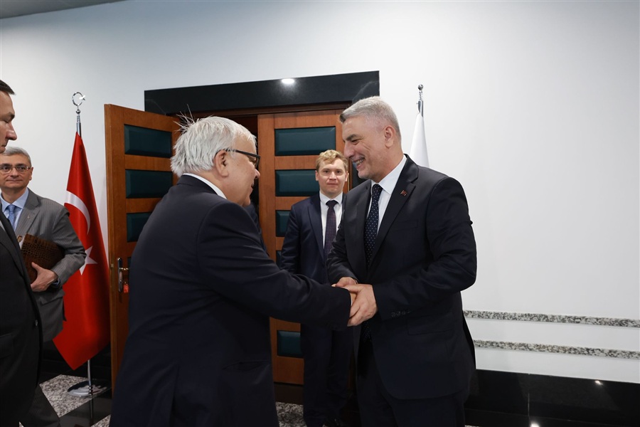 Ticaret Bakanı Ömer Bolat, Rusya’nın Ankara Büyükelçisi Sergey Verşinin ile görüşmelerinde Türkiye-Rusya