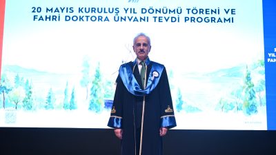 Ulaştırma ve Altyapı Bakanı Abdulkadir Uraloğlu’na, Karadeniz Teknik Üniversitesi’nin (KTÜ)