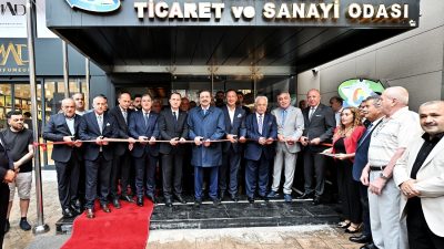 Karabük Ticaret ve Sanayi Odası’nın yeni hizmet binası düzenlenen törenle