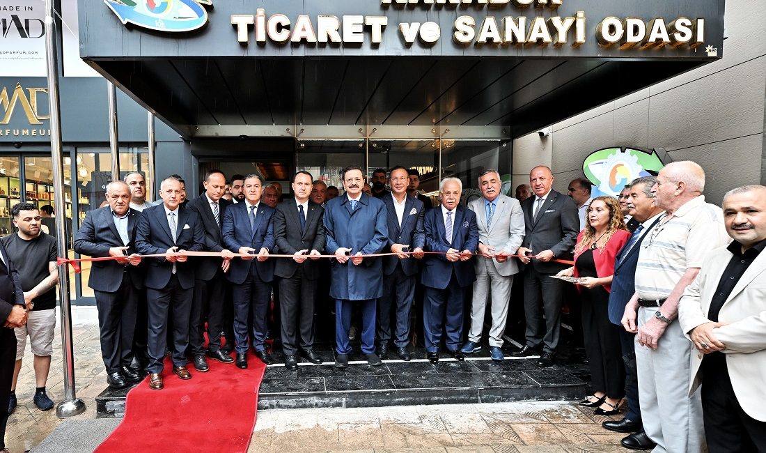Karabük Ticaret ve Sanayi Odası’nın yeni hizmet binası düzenlenen törenle