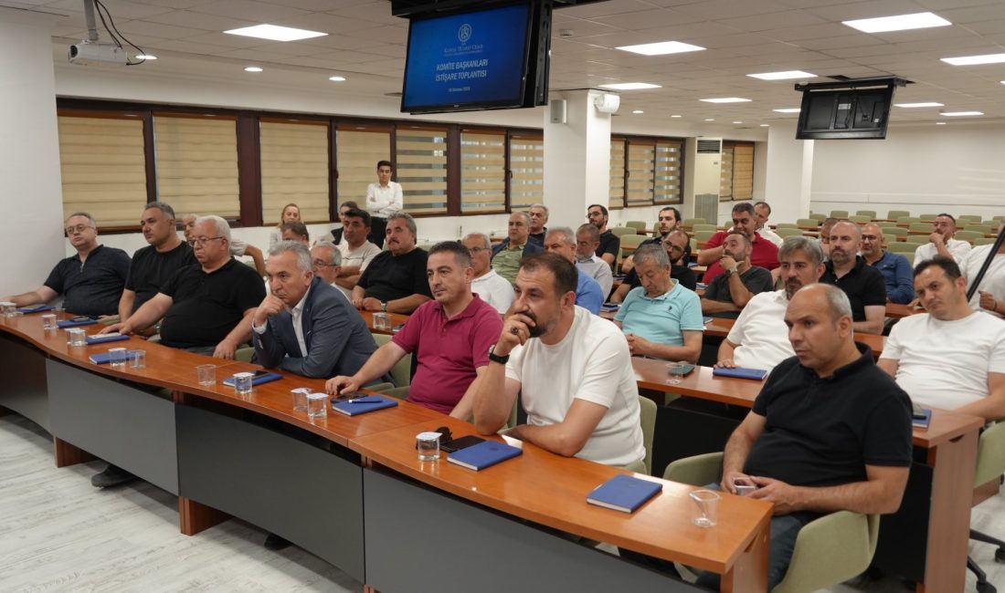 Konya Ticaret Odası (KTO), 70 Meslek Komitesi ile gerçekleştirilen istişare