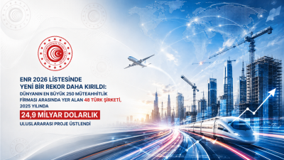 Küresel pazarda yaşanan tüm olumsuzluklara rağmen, Türk yurtdışı müteahhitlik sektörü