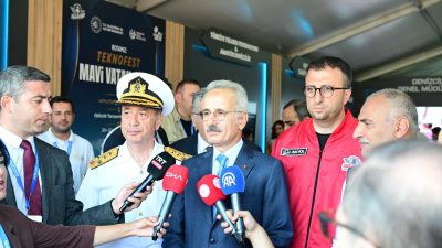 Ulaştırma ve Altyapı Bakanı Abdulkadir Uraloğlu, TEKNOFEST Mavi Vatan etkinlik