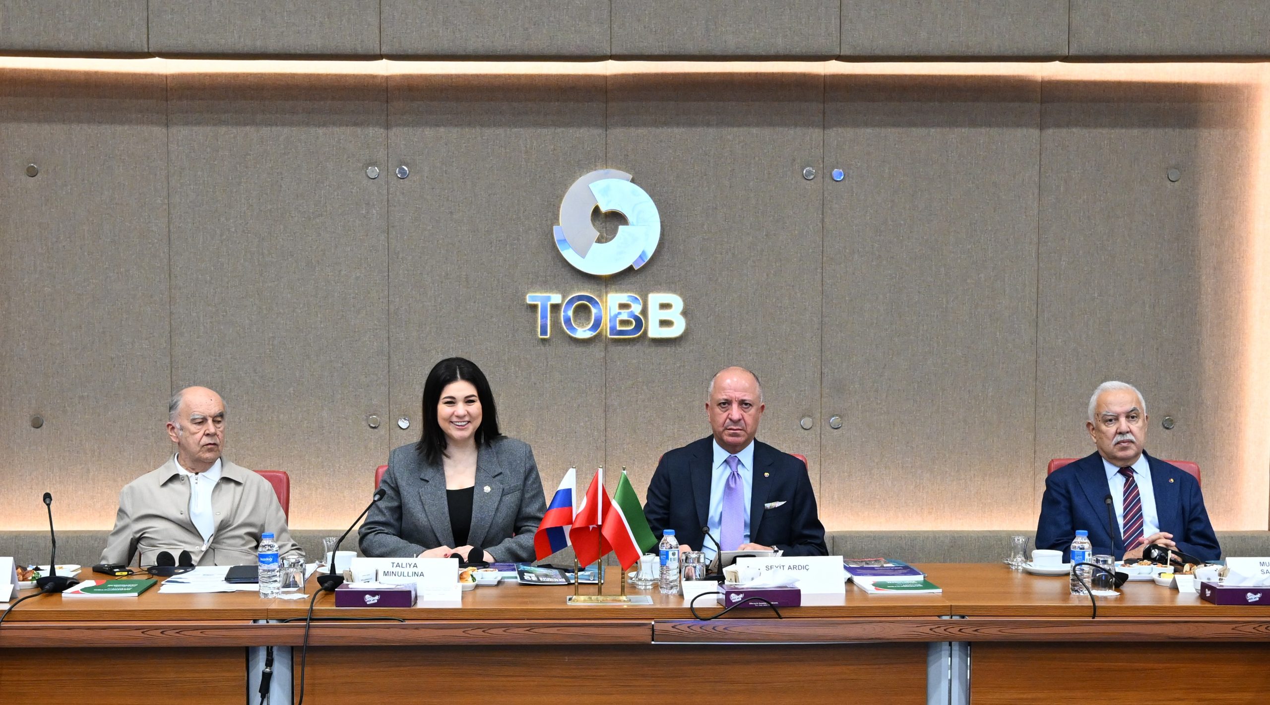 Tataristan Cumhuriyeti Yatırım Geliştirme Ajansı heyetinin Türkiye ziyareti kapsamında, TOBB’da