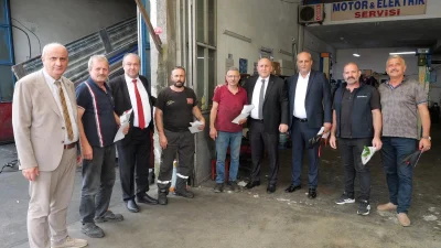 39. Ahilik Haftası etkinlikleri kapsamında esnaf ve sanatkârlar ziyaret edildi,