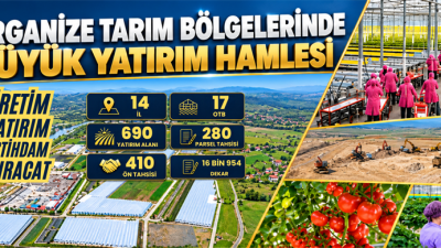 Planlı tarımsal üretimi güçlendirmek, tarım ile sanayiyi bütünleştirmek ve ülkemizin